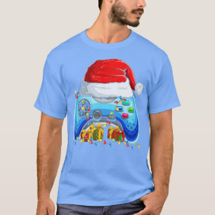Video Game Controller Kerstmis Hat Boys Kind T-shirt