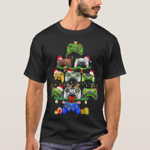 Video Game Controller Kerstmis Hat Boys Kind T-shirt
