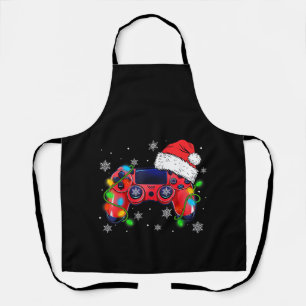 Video Game Controller Kerstmis Sinterklaas Hoed Ga Schort