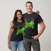 Video Game Controller Kerstverlichting Gamer T-shirt (Unisex)