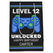 Video Game Controller Kind Verjaardag gepersonalis Medium Cadeauzakje (Achterkant)