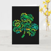 Video Game Controller Klaver St. Patrick's Day Jon Kaart (Gele Bloem)