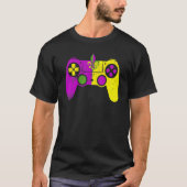 Video Game Controller Mardi Gras Carnival Mask Fle T-shirt (Voorkant)