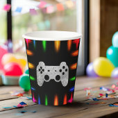 Video game Controller Neon Gaming Birthday Party Papieren Bekers