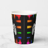 Video game Controller Neon Gaming Birthday Party Papieren Bekers (Rechts)