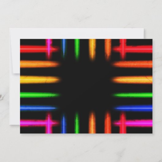 Video Game Controller Neon Gaming Foto Verjaardag Bedankkaart (Achterkant)