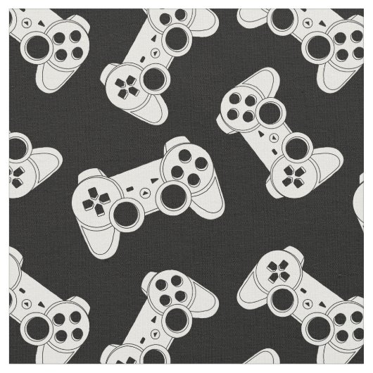 Video Game Controller Patroonverbinding Stof (Close Up)