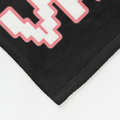 Video Game Controller Pixel Hearts For Valentine's Fleece Deken (Hoek)