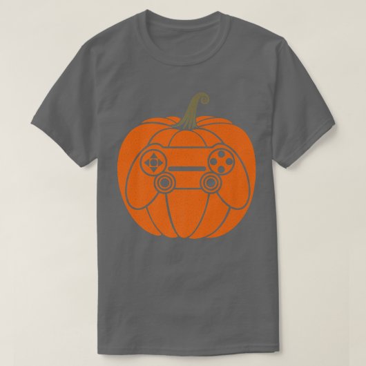 Video Game Controller Pumpkin Thanksgiving Gaming T-shirt (Design voorkant)