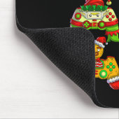 Video Game Controller Santa Hat Kerstmis Gamer 2 Muismat (Hoek)