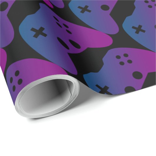 Video Game Controller Wrapping Paper Cadeaupapier (Rol Hoek)