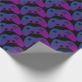 Video Game Controller Wrapping Paper Cadeaupapier (Hoek)