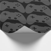 Video Game Controller Wrapping Paper Cadeaupapier (Hoek)
