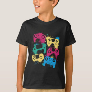 Video Game Controllers Graphic T-shirt voor Gamer