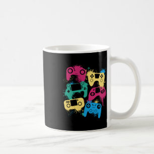 Video Game Controllers Graphic T-shirt voor Gamer  Koffiemok