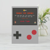 Video Game Dankkaart Bedankkaart (Staand voorkant)