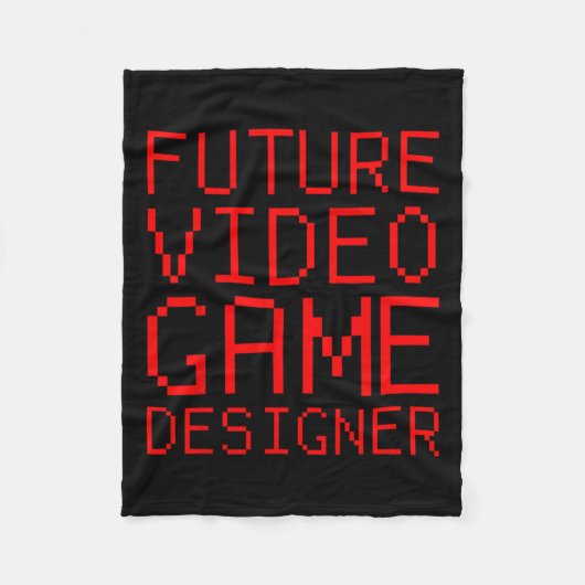 Video Game Designer Kind Fleece Deken (Voorkant)