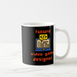 Video Game Designer Programmeur Coder Koffiemok