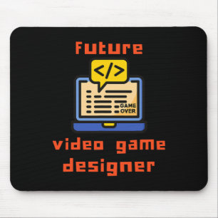 Video Game Designer Programmeur Coder Muismat