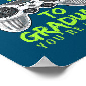 Video game die ik heb gepauzeerd, Afstuderen gamer Poster (Hoek)