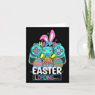 Video Game Easter Bunny Gaming Controller Gamer Bo Kaart