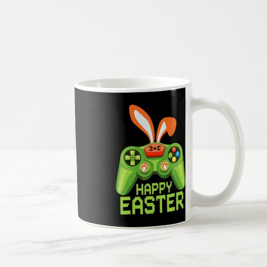 Video Game Easter Bunny Gaming Controller Gamer Bo Koffiemok (Rechts)