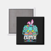 Video Game Easter Bunny Gaming Controller Gamer Bo Magneet (Voorkant / Achterkant)
