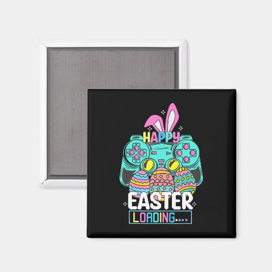 Video Game Easter Bunny Gaming Controller Gamer Bo Magneet (Voorkant / Achterkant)