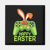 Video Game Easter Bunny Gaming Controller Gamer Bo Magneet (Voorkant)