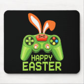 Video Game Easter Bunny Gaming Controller Gamer Bo Muismat (Voorkant)