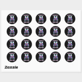 Video Game Easter Bunny Gaming Controller Gamer Bo Ronde Sticker (Vel)