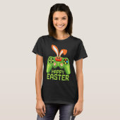 Video Game Easter Bunny Gaming Controller Gamer Bo T-shirt (Voorkant volledig)