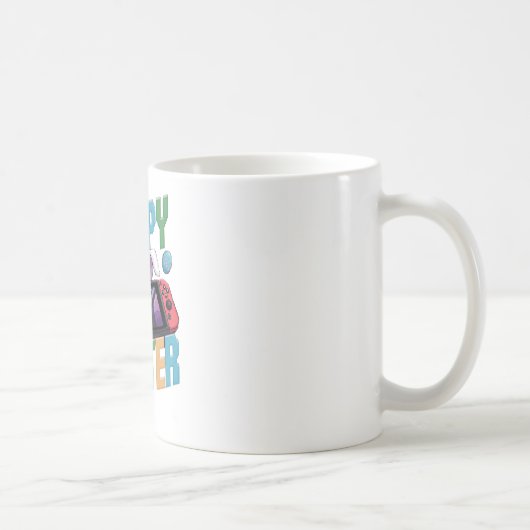 Video Game Easter Bunny Gaming Controller Gamer Koffiemok (Rechts)