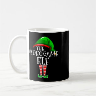 Video Game Elf Groep Matching Familie Kerst Gif Koffiemok