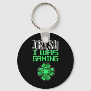 Video game game St Patricks Day Gamer T Shirten F Sleutelhanger