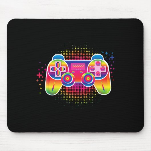 Video Game Gamer Controller Muismat (Voorkant)