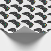 Video Game Gamer Gaming Verjaardag Cadeaupapier (Hoek)