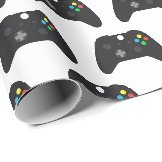 Video Game Gamer Gaming Verjaardag Cadeaupapier (Rol Hoek)