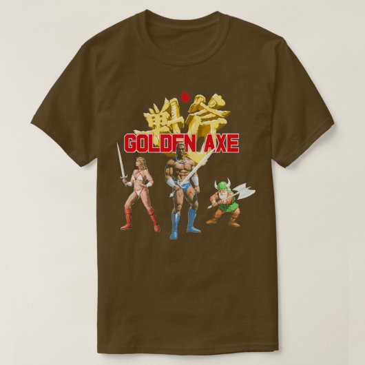 Video Game Golden Ax TShirt (Design voorkant)