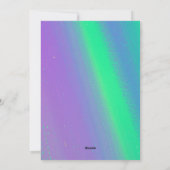 Video Game Green Kids Birthday Party Invitation Feestdagenkaart (Achterkant)