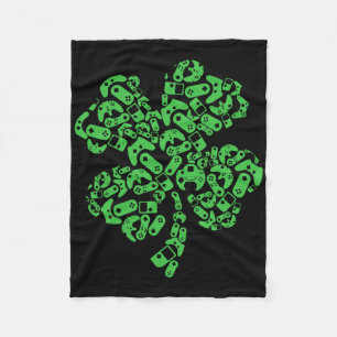 Video Game Klaver Mannen Jongens Kinderen St. Patr Fleece Deken