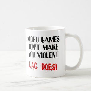 Video Game Lag Violence Funny Mug Koffiemok