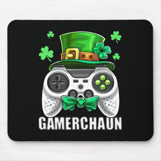 Video Game Leprechaun Costume St. Patrick's Day Ki Muismat (Voorkant)