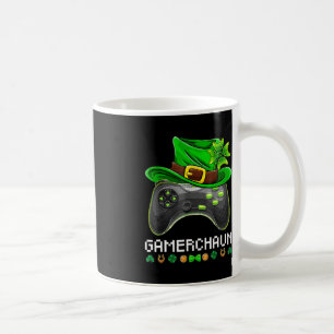 Video Game Leprechaun St Patricks Day Gamer Kinder Koffiemok