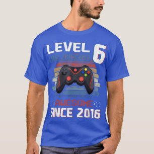 Video game Level 6 Unlocked  2016 Boy 6th B T-shirt