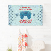 Video game Level Unlocked Teen Boy Birthday Party Spandoek (Insitu)