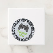 Video game Level Up Controller Birthday Party Bedankjes Labels (In situ)