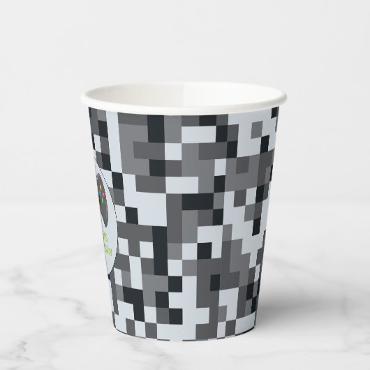 Video Game Level Up Controller Verjaardagsfeestje  Papieren Bekers (Links)