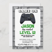 Video Game Level Up Gamer Verjaardag Kaart (Voorkant)