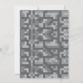 Video Game Level Up Gamer Verjaardag Kaart (Achterkant)